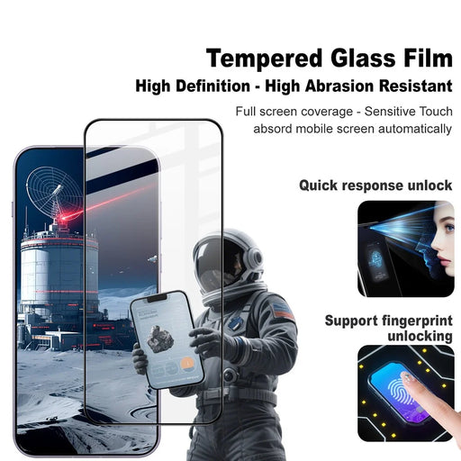 IMAK Pro+ Series For OnePlus 15 5G Screen Protector Full Coverage Tempered Glass Film (Fingerprint Unlock) - 2