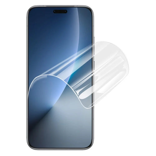 IMAK Hydrogel Film 4th For Honor Magic8 Pro 5G Full Screen Protector Ultra Clear Full Glue Soft TPU Film (Fingerprint Unlock) - Transparent - 1