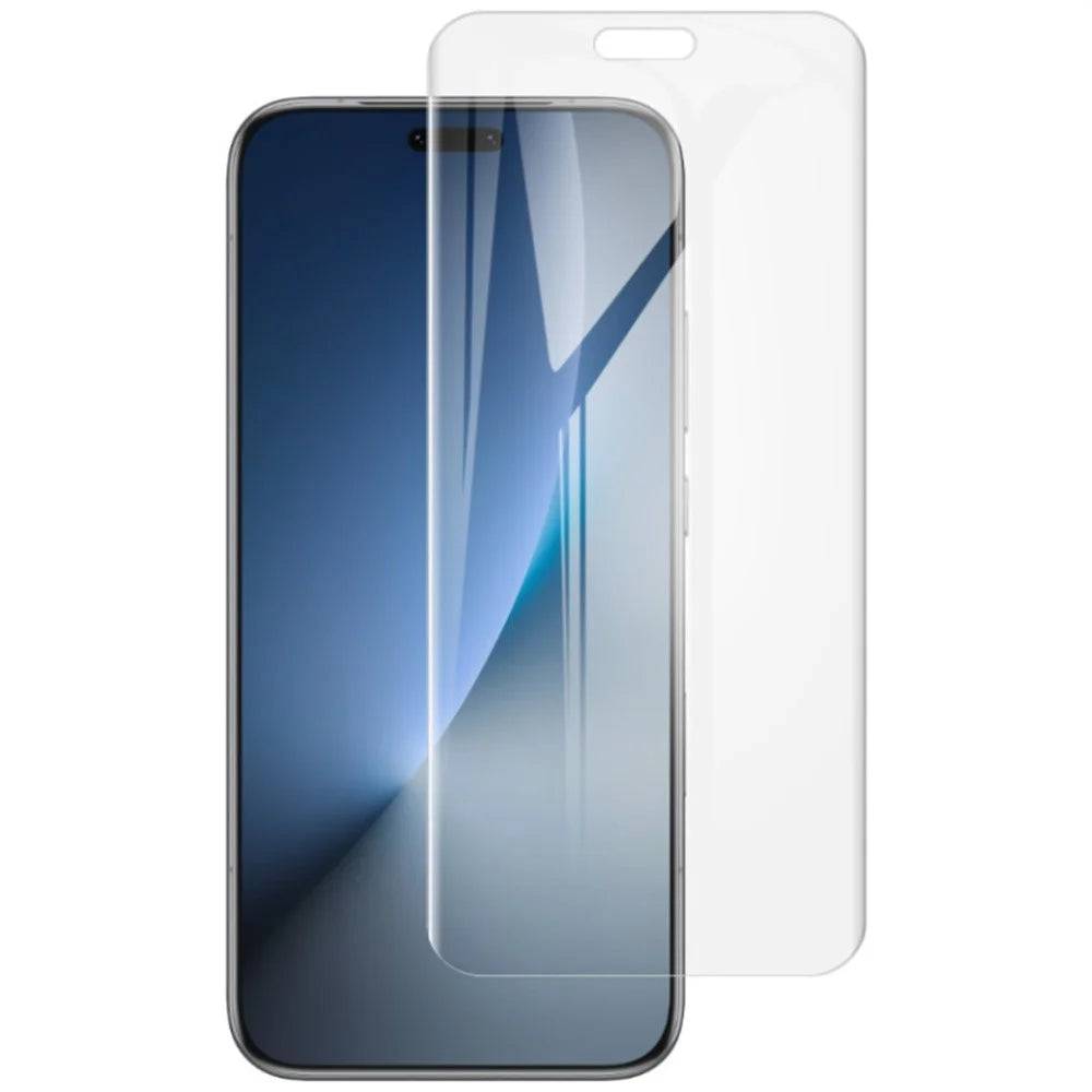 IMAK Hydrogel Film 4th For Honor Magic8 Pro 5G Full Screen Protector Ultra Clear Full Glue Soft TPU Film (Fingerprint Unlock) - Transparent - 3
