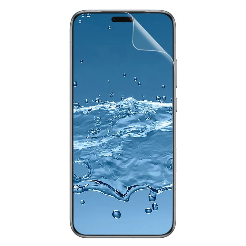 IMAK Hydrogel Film 4th For Honor Magic8 Pro 5G Full Screen Protector Ultra Clear Full Glue Soft TPU Film (Fingerprint Unlock) - Transparent - 4