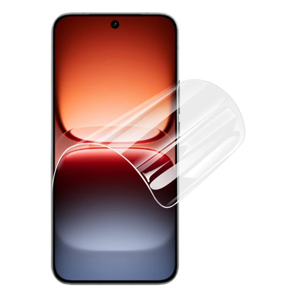 IMAK Hydrogel Film 4th For vivo iQOO 15 5G Full Screen Protector Ultra Clear Full Glue Soft TPU Film (Fingerprint Unlock) - Transparent - 1