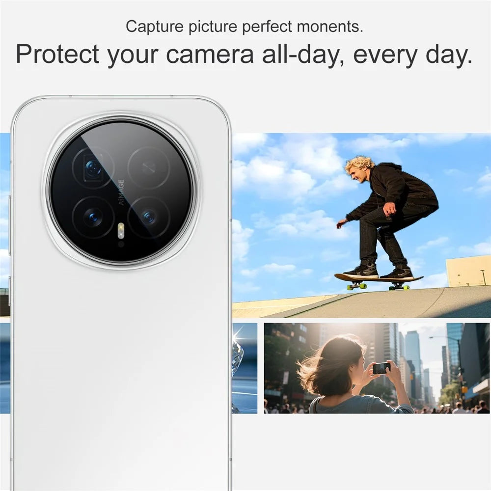 IMAK For Honor Magic8 5G Camera Lens Protector Tempered Glass Lens Film with Self Positioning Frame - 6