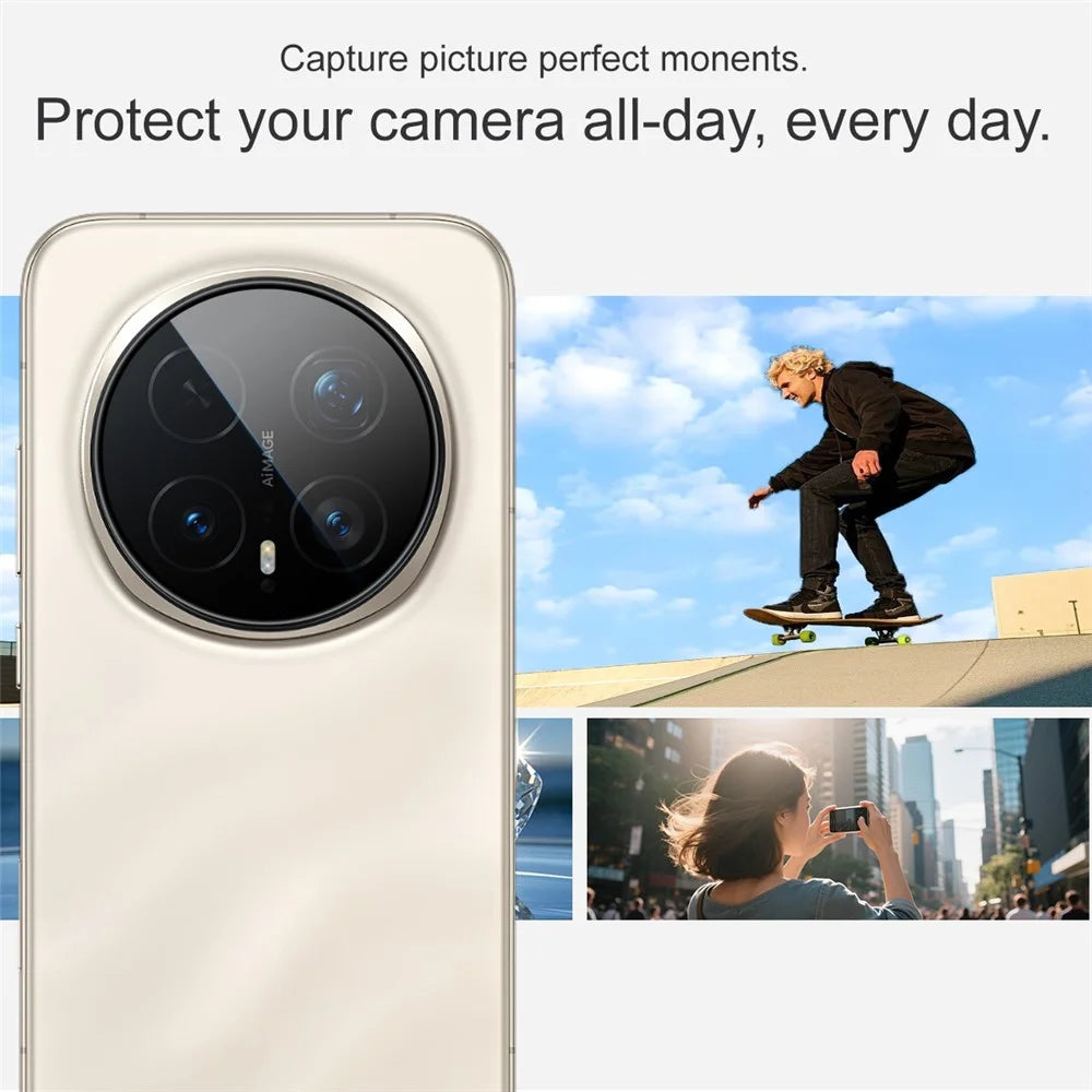 IMAK For Honor Magic8 Pro 5G Camera Lens Protector Tempered Glass Lens Film with Self Positioning Frame - 6