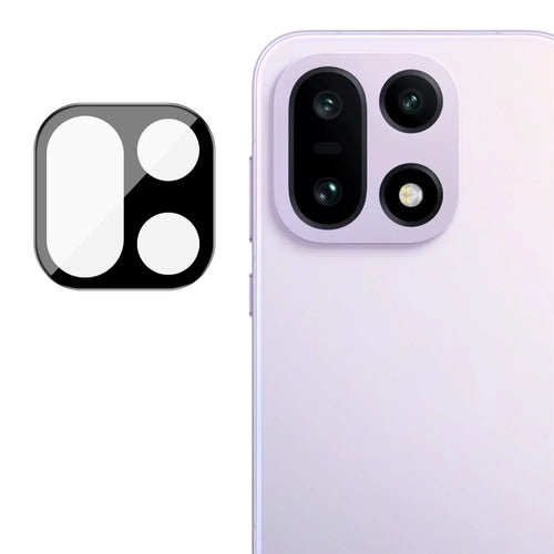 IMAK For OnePlus 15 5G Tempered Glass Camera Lens Protector with Self Positioning Frame (Black Version) - 1
