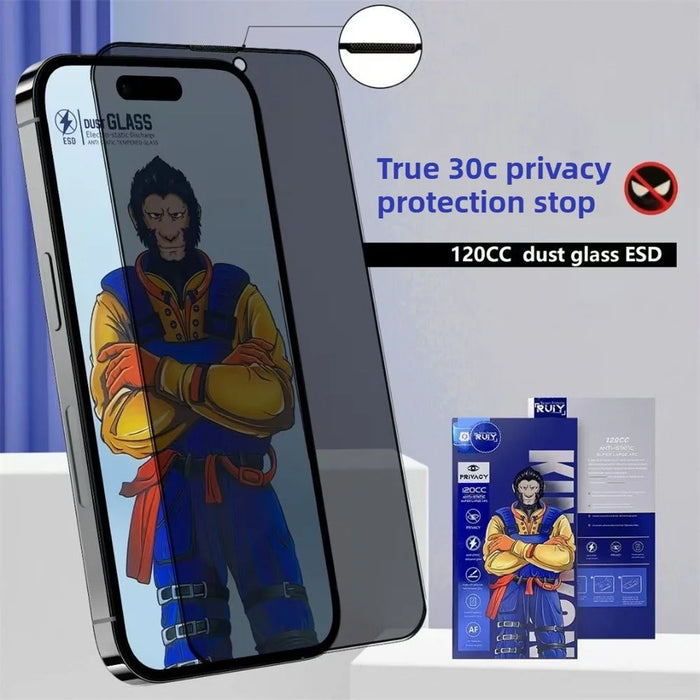 10Pcs For iPhone 17 Full Screen Protector 3D Arc 120C Anti-Static Silk Printing High Aluminium-silicon Glass Film - 4