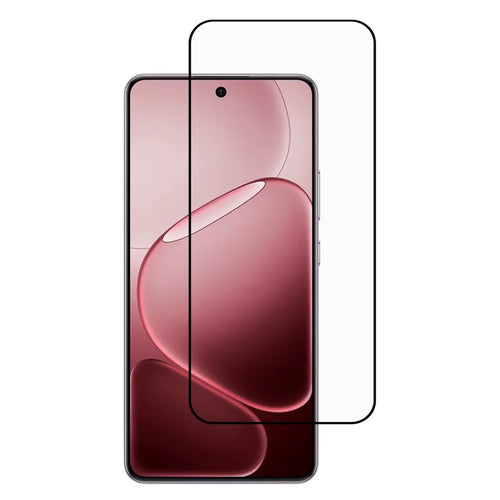 For Oppo A6x 4G / A6x 5G / A6x 5G (India) / A6t 5G / A6s 4G / A6s 5G / A6 4G / A6 5G (Global) Full Screen Protector Silk Printing Full Glue HD Clear High Aluminium-silicon Glass Screen Film - 1