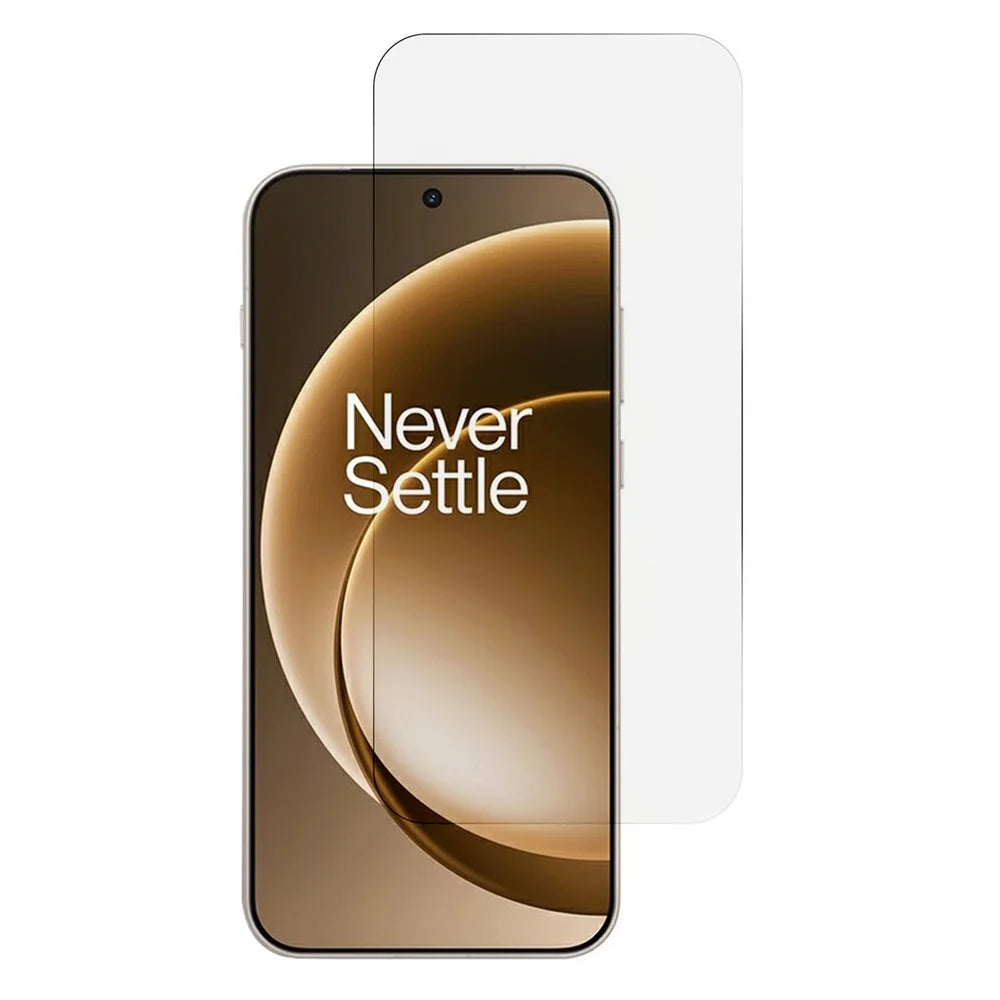 For OnePlus 15 5G 2.5D Arc Edge Screen Protector Full Glue HD Clear High Aluminium-silicon Glass Film (Fingerprint Unlock) (NOT Complete Covering) - Transparent - 1