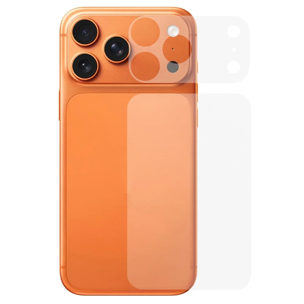For iPhone 17 Pro Max Back Screen Protector Set with Camera Base Film Scratch-Resistant Anti-Explosion - 1