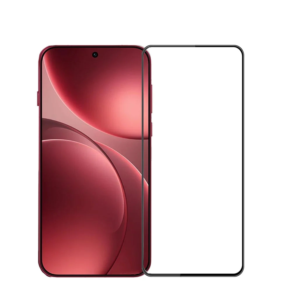 MOFI For Oppo Find X9 Pro 5G Screen Protector  9H 3D Curved Tempered Glass Film - Black - 1