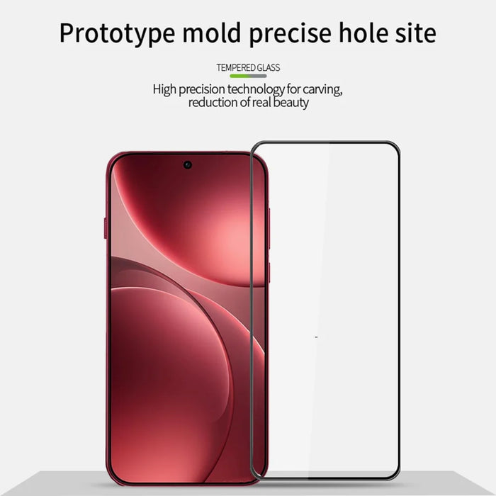 MOFI For Oppo Find X9 Pro 5G Screen Protector  9H 3D Curved Tempered Glass Film - Black - 3