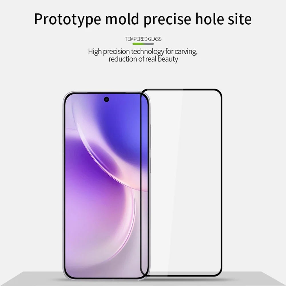 MOFI For vivo X300 5G Screen Protector  9H Full Glue Full Coverage High Aluminum-Silicon Glass Film - Black - 3