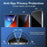 For iPhone 17 Anti Spy Privacy Full Screen Protector Black Edge High Aluminium-silicon Glass Film - 3