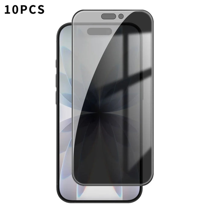 10PCS For iPhone 17 Anti Spy Privacy Full Screen Protector Black Edge High Aluminium-silicon Glass Film - 1