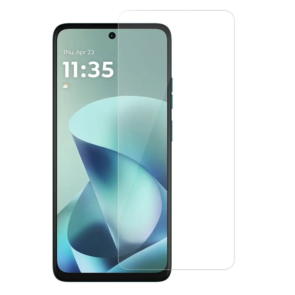 For Motorola Moto G57 Power 5G Cases Screen Protector 0.3mm Arc Edge Ultra Clear Tempered Glass Film, Not Complete Coverage - 1