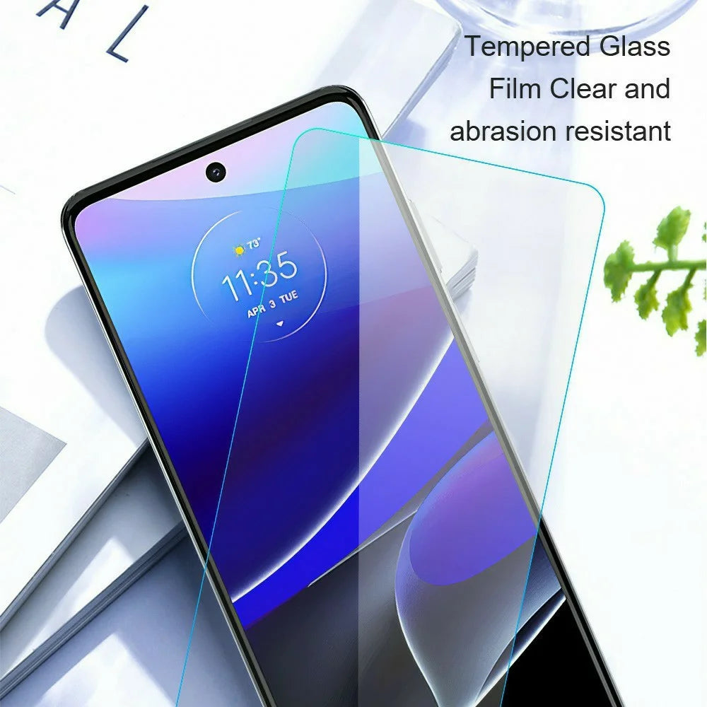 AMORUS For Motorola Moto G57 5G Front Screen Protector 2.5D Arc Edge 9H High Aluminum-Silicon Glass Film - 4