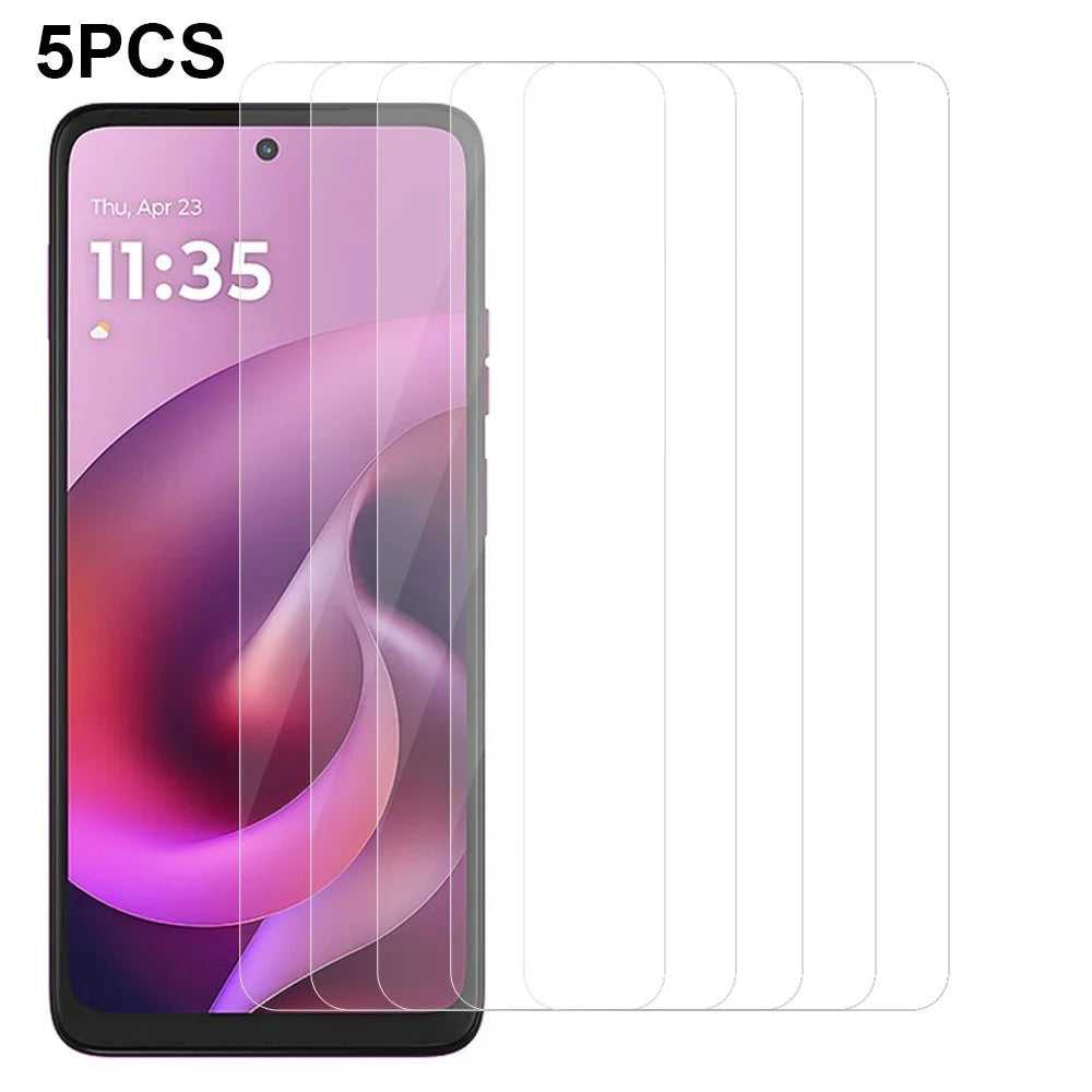 5Pcs For Motorola Moto G (2026) 5G Front Screen Protector 0.3mm 2.5D Tempered Glass Clear Film - 1