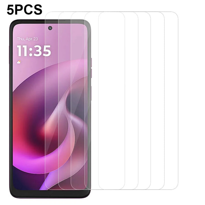5Pcs For Motorola Moto G (2026) 5G Front Screen Protector 0.3mm 2.5D Tempered Glass Clear Film - 1