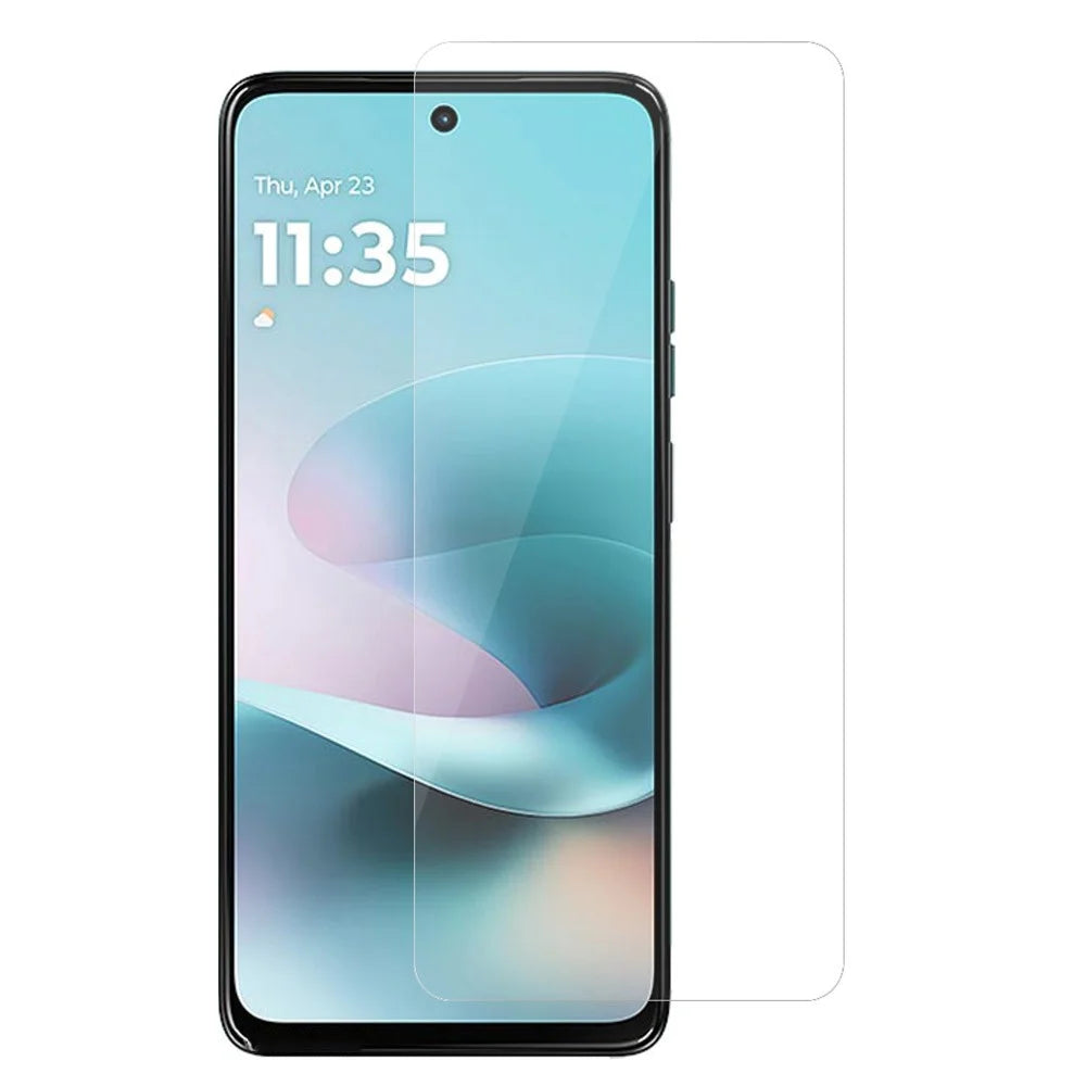 For Motorola Moto G67 Power 5G Screen Protector 0.3mm Arc Edge Ultra Clear Tempered Glass Film, Not Complete Coverage - 1