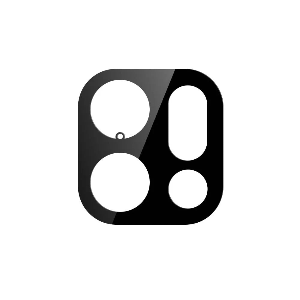 For Oppo Find X9 5G Camera Lens Protector with Black Circle Design Tempered Glass Full Coverage Lens Film - 2