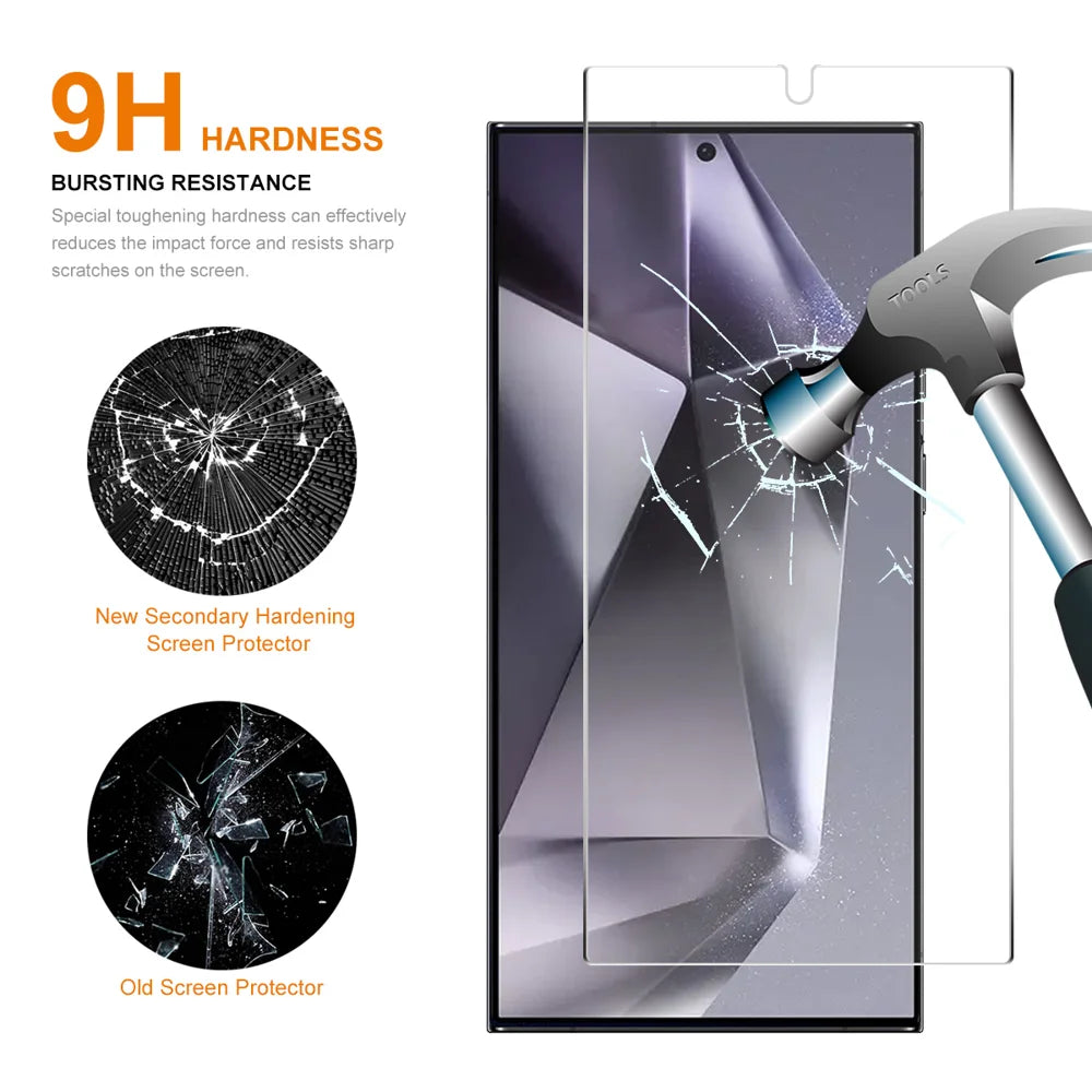 ENKAY HAT PRINCE For Samsung Galaxy S26 Ultra Screen Protector   Fingerprint Unlock 0.18mm High Aluminum-silicon Glass - Transparent - 2