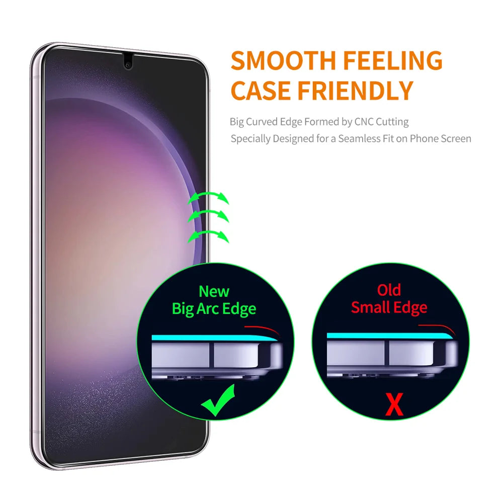 ENKAY HAT PRINCE For Samsung Galaxy S26 Screen Protector   Fingerprint Unlock 0.18mm High Aluminum-silicon Glass - Transparent - 3