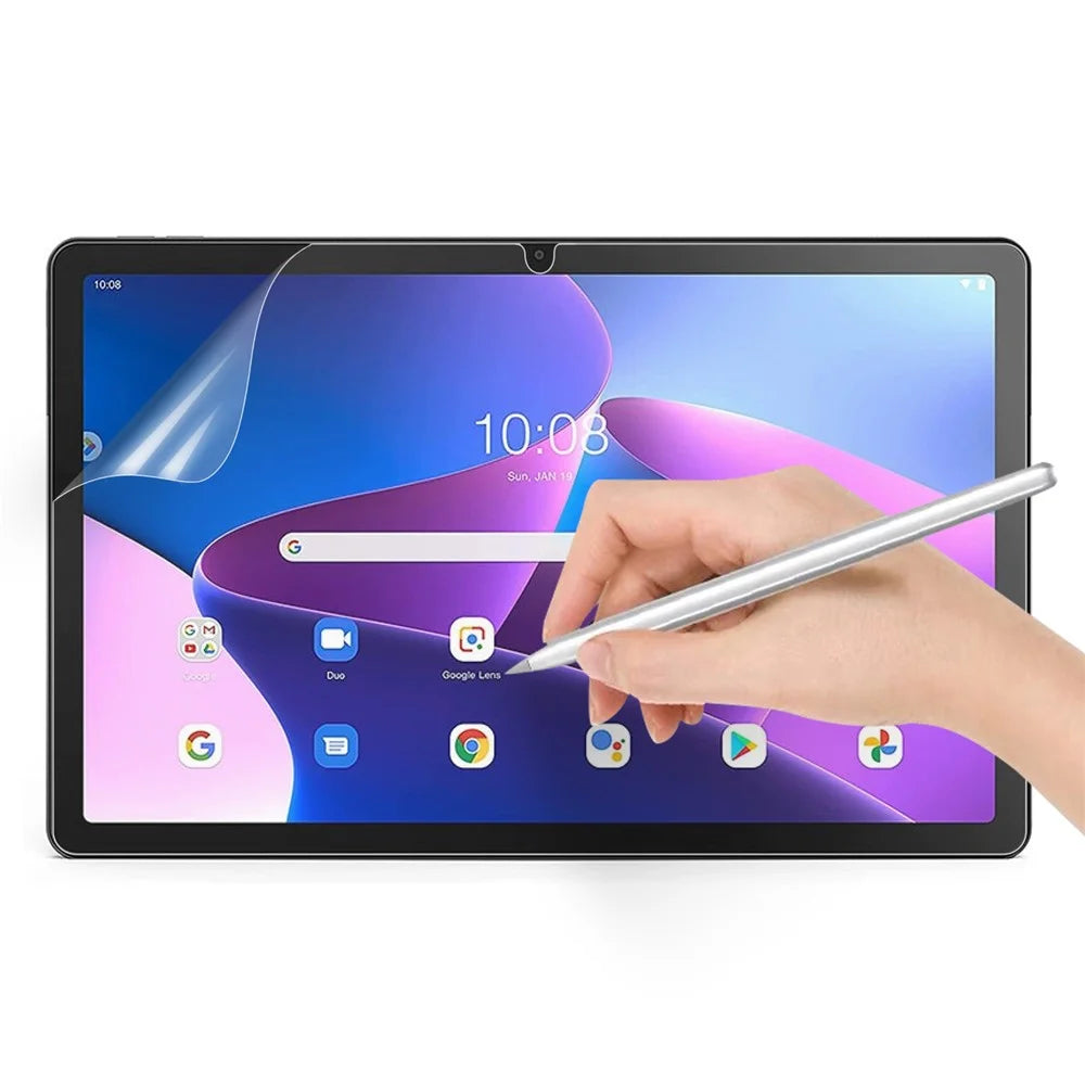 For Lenovo Tab M10 Plus (3rd Gen) / Xiaoxin Pad 2022 10.6 inch Paper Felt PET Screen Protector High Touch Sensitivity Clear Full Cover Film Drawing Writing Like Paper - 1