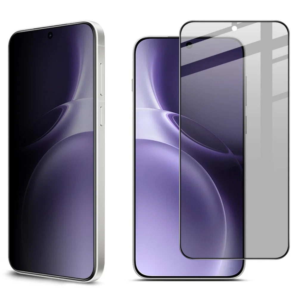 IMAK For vivo X300 Pro 5G / Y600 Pro 5G Privacy Screen Protector Anti Peep Full Cover Tempered Glass Film (Fingerprint Unlock) - 1