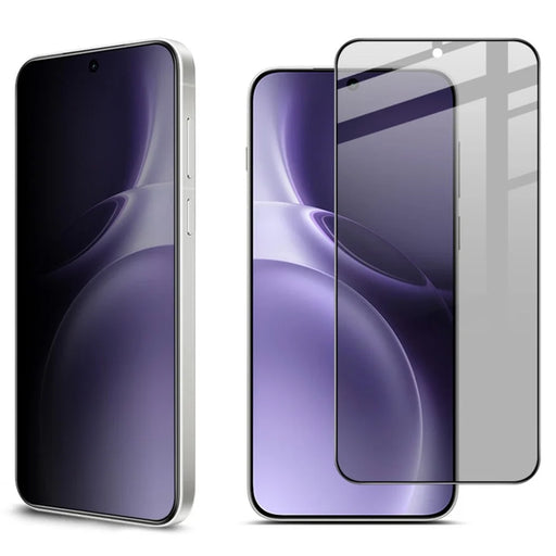IMAK For vivo X300 Pro 5G / Y600 Pro 5G Privacy Screen Protector Anti Peep Full Cover Tempered Glass Film (Fingerprint Unlock) - 1