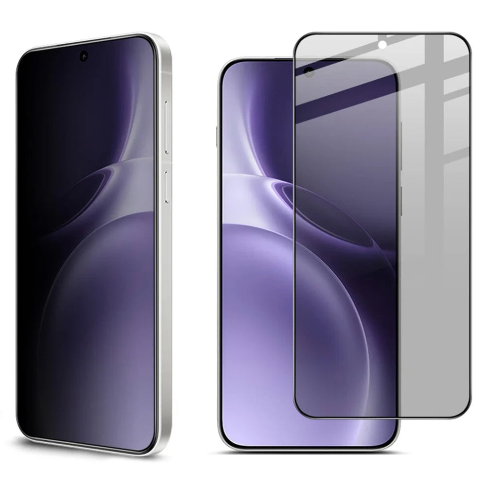 IMAK For Oppo Find X9s 5G / Find X9 5G Privacy Screen Protector Anti Peep Full Cover Tempered Glass Film (Fingerprint Unlock) - 1