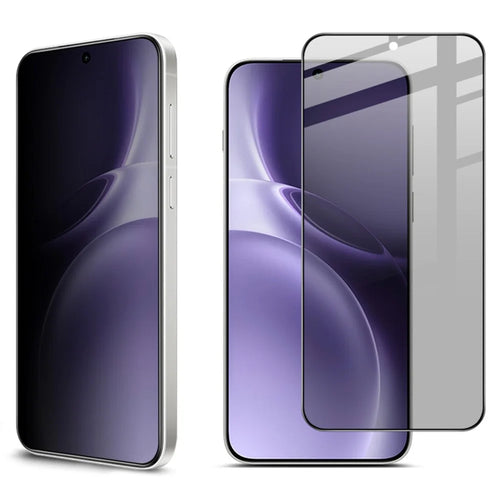 IMAK For Oppo Find X9s 5G / Find X9 5G Privacy Screen Protector Anti Peep Full Cover Tempered Glass Film (Fingerprint Unlock) - 1