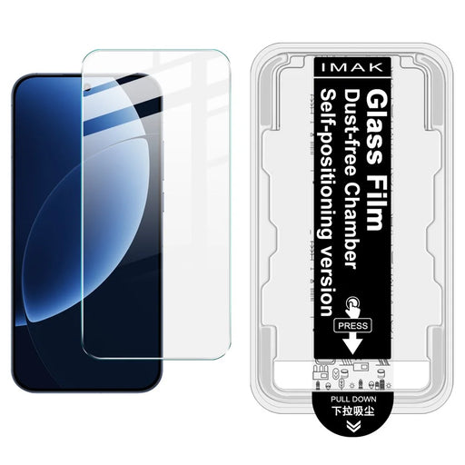 IMAK H Series For Oppo K15 Pro+ 5G / Realme GT 8 Pro 5G / GT 8 5G Tempered Glass Screen Protector Easy Installation Film with Auto Dust-Remove Tool - Transparent Kit (NOT Complete Covering) (Fingerprint Unlock) - 1