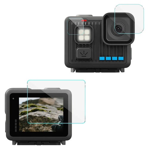 IMAK For GoPro LIT Hero Camera Tempered Glass Screen Protector + Lens Protector Kit - 1