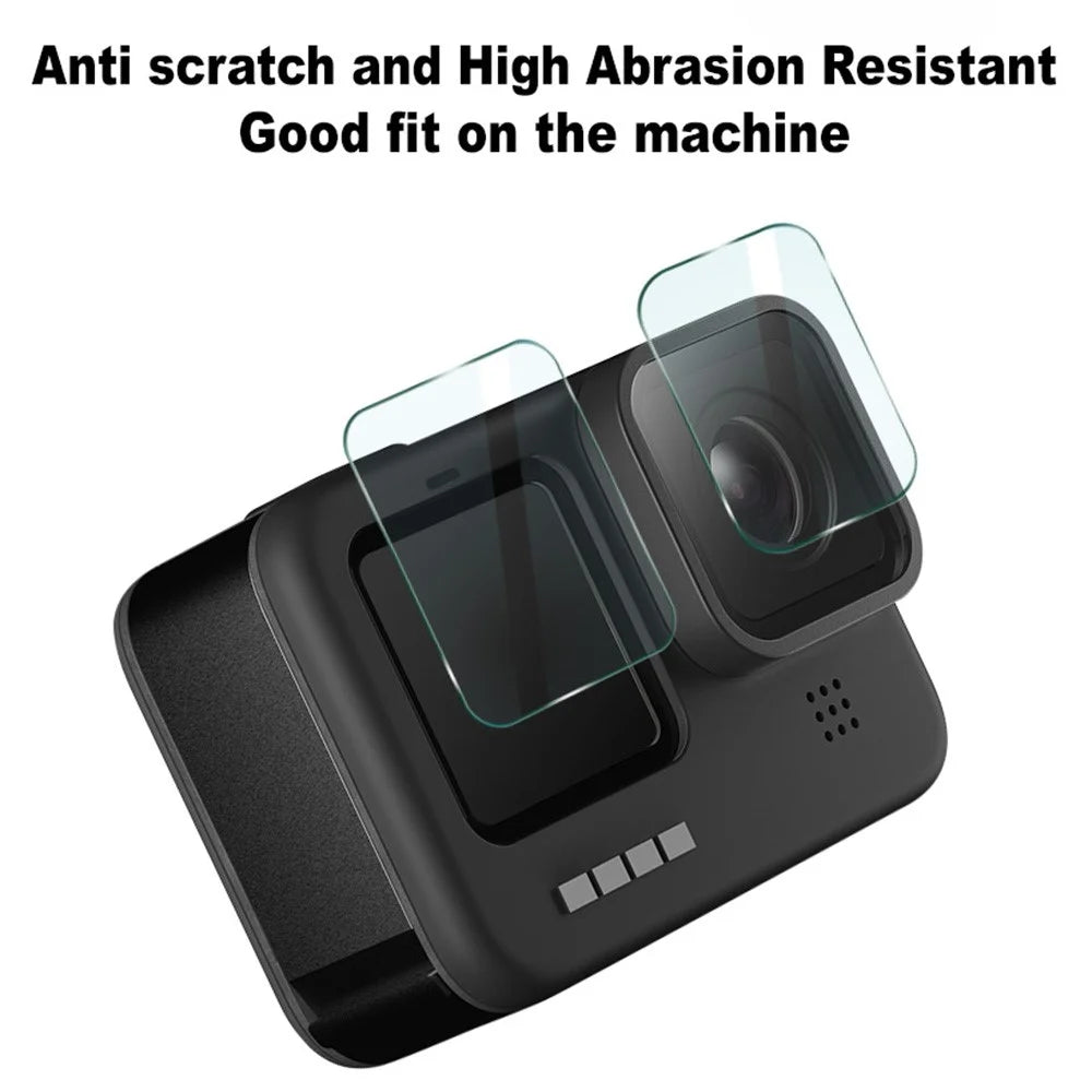 IMAK For GoPro LIT Hero Camera Tempered Glass Screen Protector + Lens Protector Kit - 4