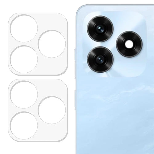 2Pcs For Honor X5c Plus 4G / X5c 4G Full Coverage Camera Lens Protector 3D Arc Edge Anti-Scratch Tempered Glass Lens Film - 1