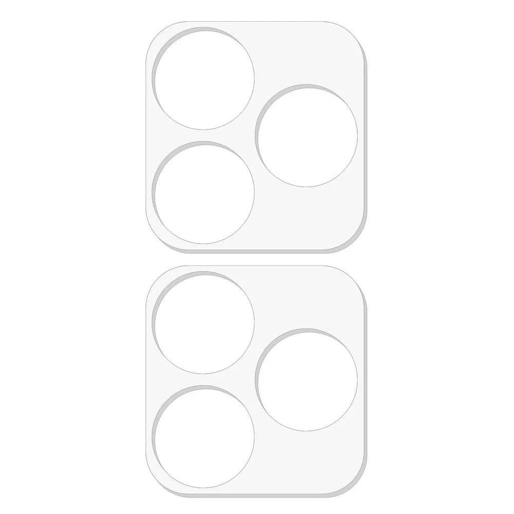 2Pcs For Honor X5c Plus 4G / X5c 4G Full Coverage Camera Lens Protector 3D Arc Edge Anti-Scratch Tempered Glass Lens Film - 2