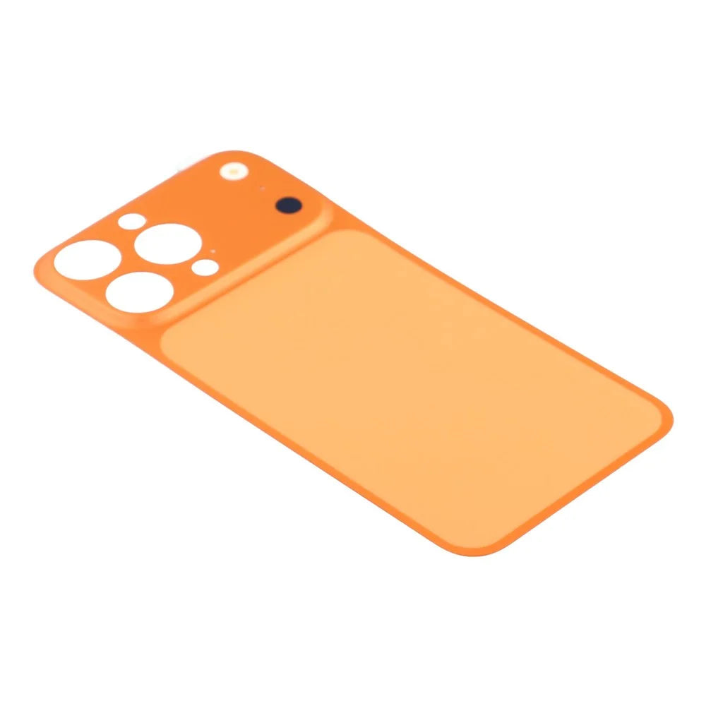 For iPhone 15 Pro Max Back Cover Film Transform to 17 Pro Max Full Coverage PMMA Phone Back Protector - Orange - 5