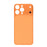 For iPhone 15 Pro Back Cover Film Transform to 17 Pro Full Coverage PMMA Phone Back Protector - Orange - 2
