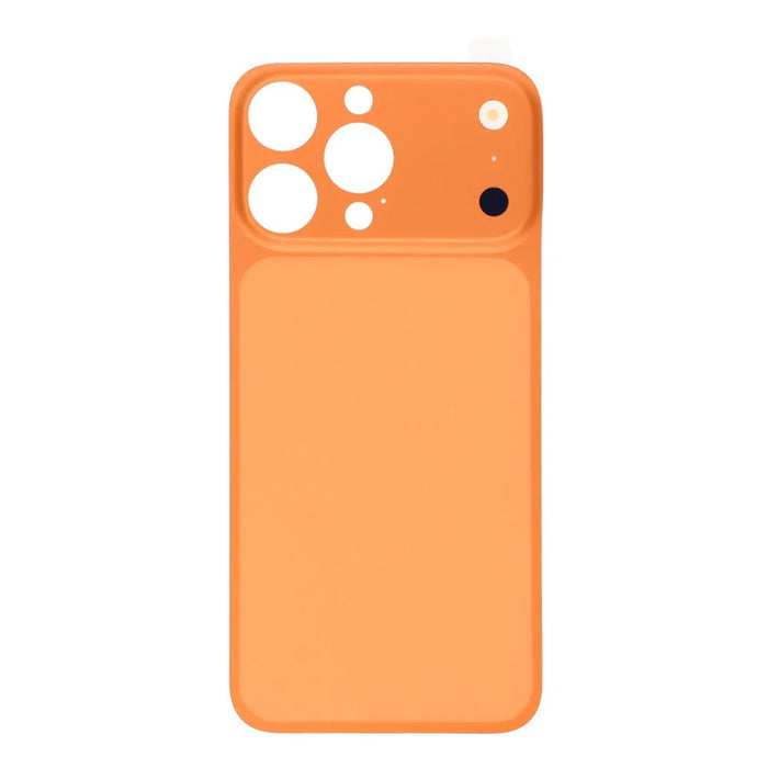 For iPhone 15 Pro Back Cover Film Transform to 17 Pro Full Coverage PMMA Phone Back Protector - Orange - 2