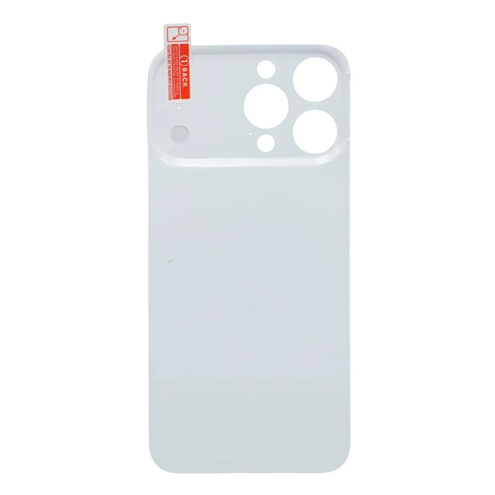 For iPhone 16 Pro Back Cover Film Transform to 17 Pro Full Coverage PMMA Phone Back Protector - Orange - 3