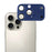 2Pcs Camera Lens Protector for iPhone 16 Pro Max / 15 Pro Max / 14 Pro Max Transform to 17 Pro Max Metal + Tempered Glass Lens Film - Blue - 1