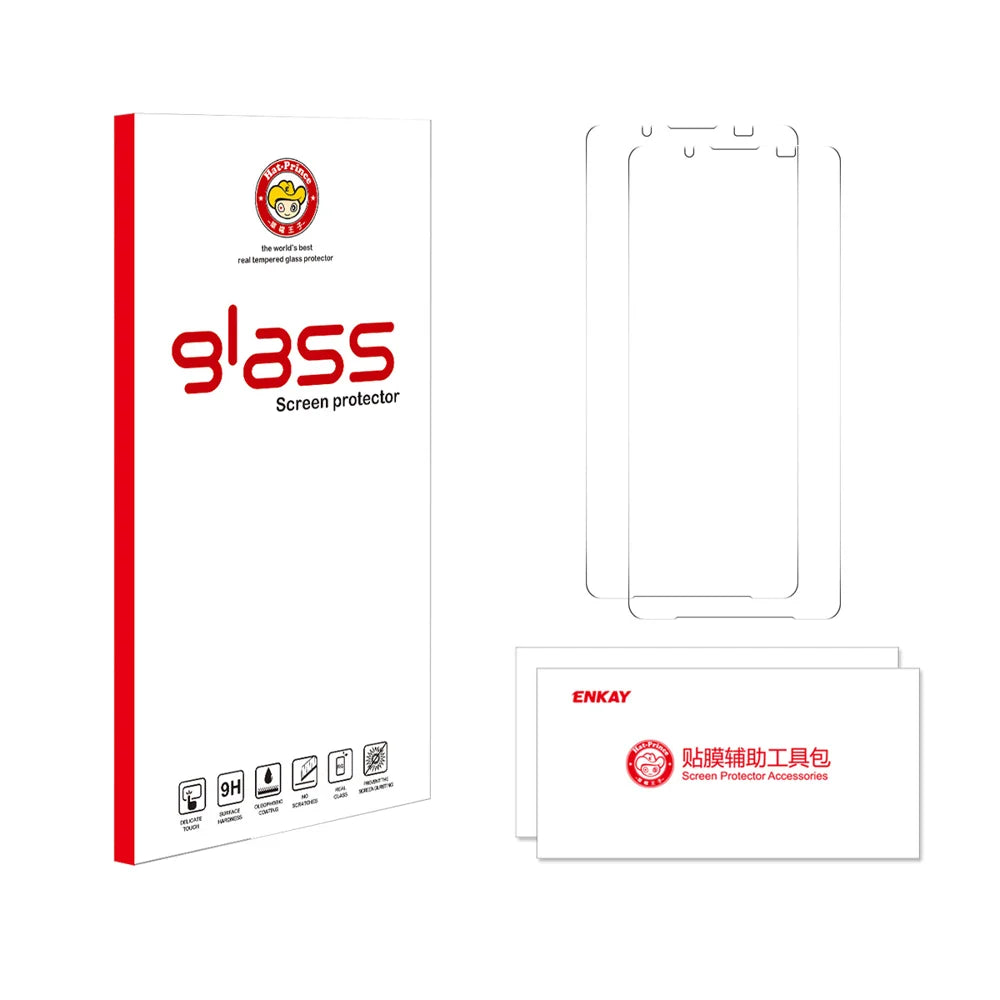 ENKAY HAT PRINCE For Sony Xperia 10 VII 2Pcs Screen Protector   9H Clear High Aluminum-Silicon Glass Film - Transparent - 6