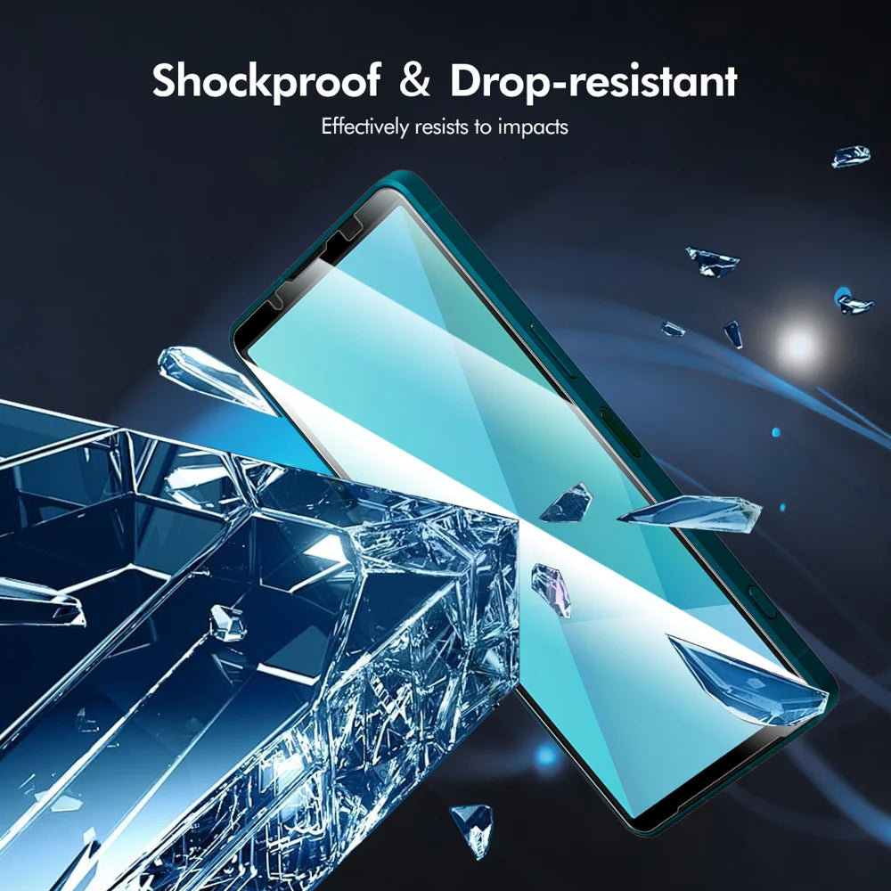 ENKAY HAT PRINCE For Sony Xperia 10 VII 2Pcs Screen Protector   9H Silk Printing 0.26mm Tempered Glass - Transparent - 4