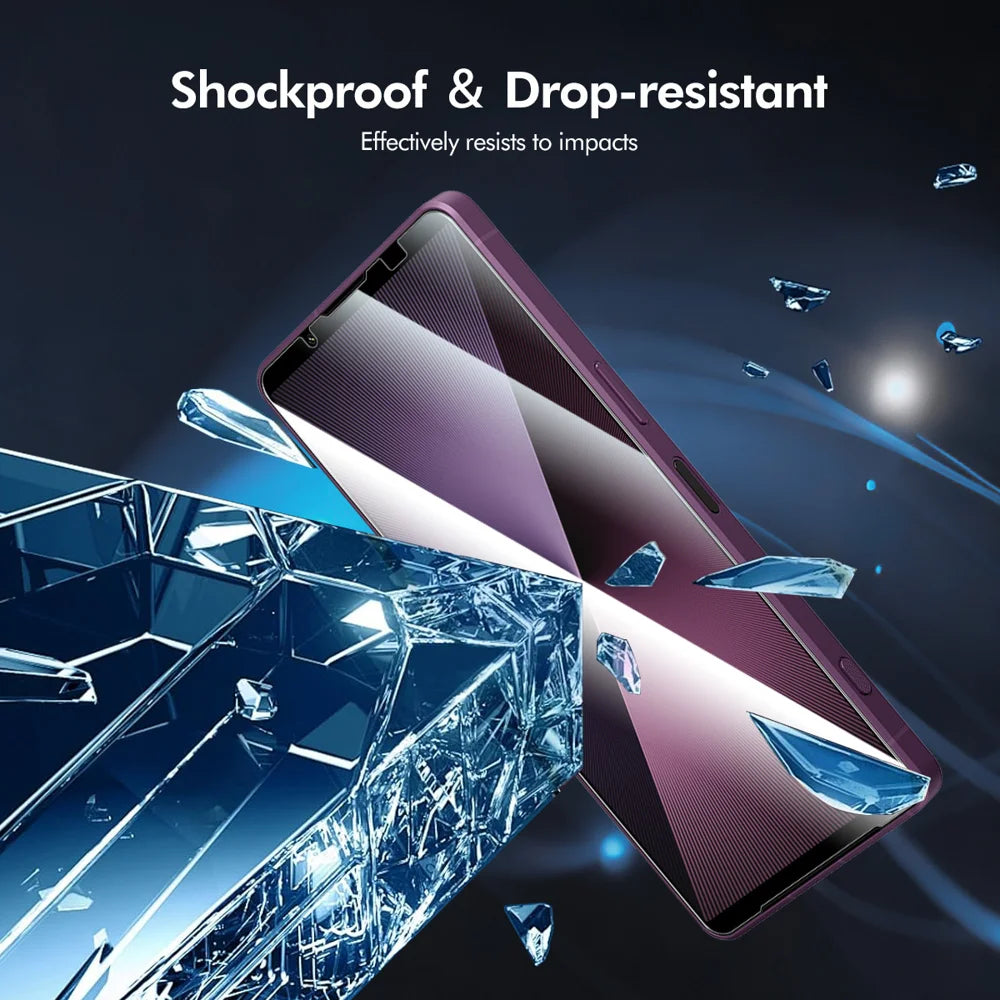 ENKAY HAT PRINCE For Sony Xperia 1 VII 2Pcs Screen Protector   9H Silk Printing 0.26mm Tempered Glass - Transparent - 4