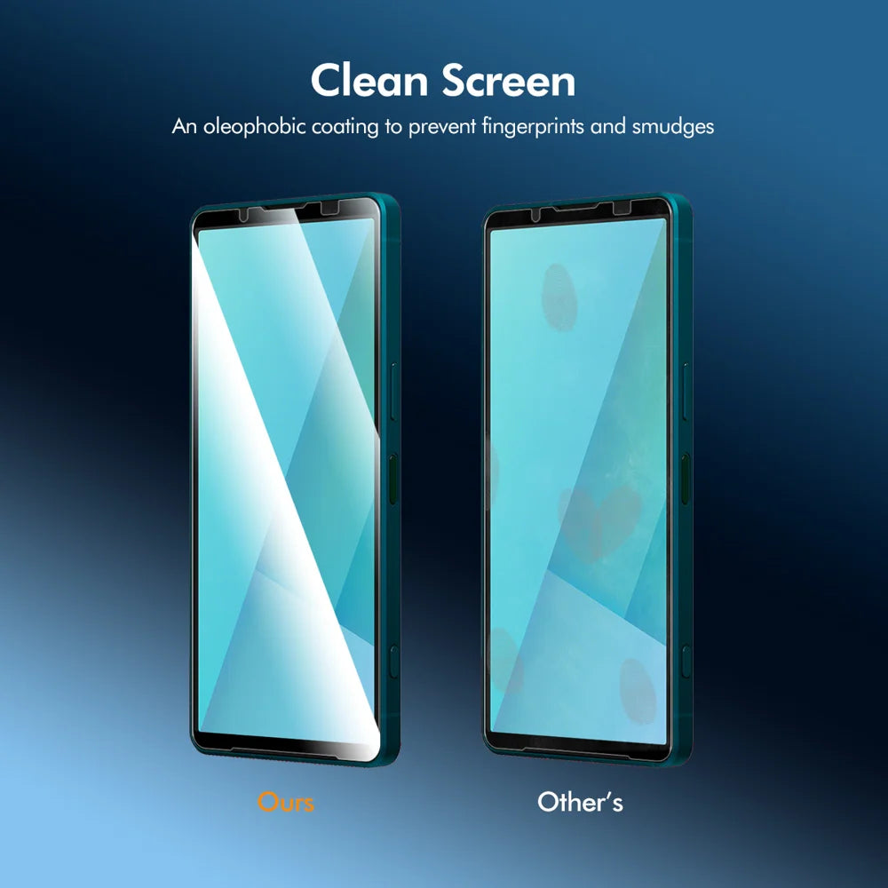 ENKAY HAT PRINCE For Sony Xperia 10 VII Screen Protector   9H Silk Printing 0.26mm Tempered Glass - Transparent - 3