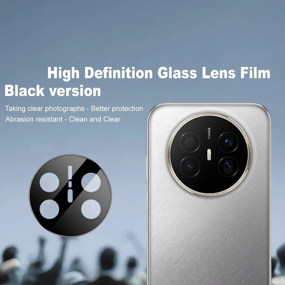 IMAK For Huawei Mate 70 Air Camera Lens Protector Tempered Glass HD Clear Full Cover Lens Film (Black Version) - 2