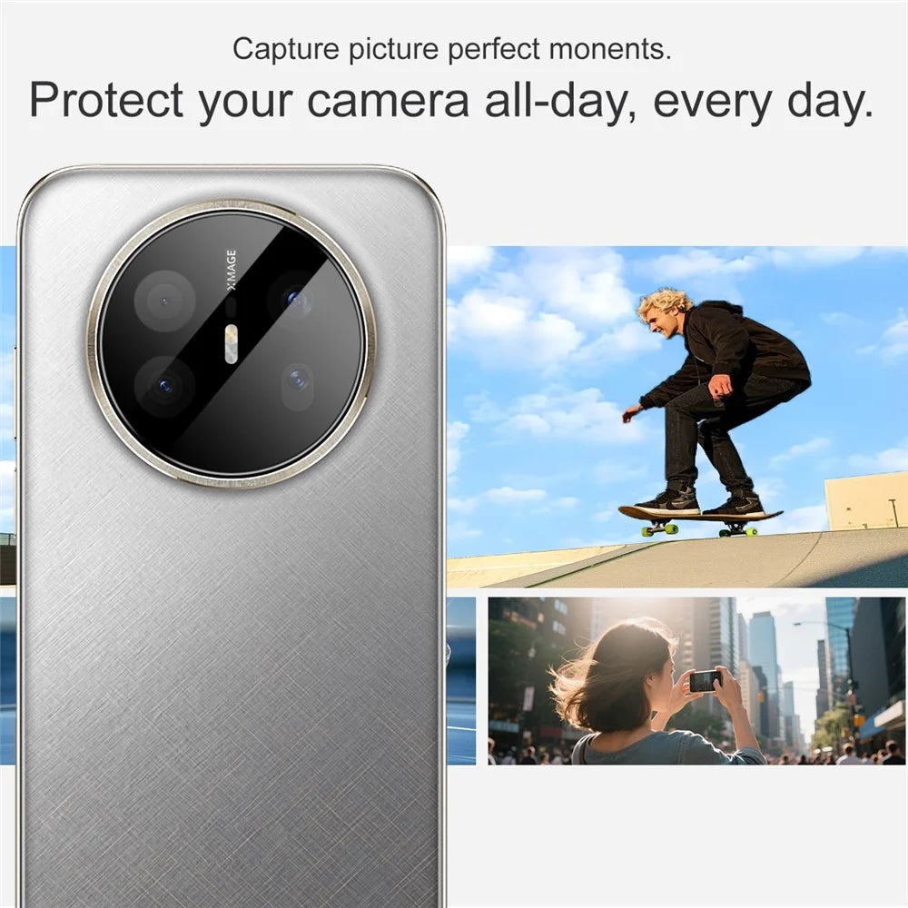 IMAK For Huawei Mate 70 Air Camera Lens Protector Tempered Glass HD Clear Full Cover Lens Film (Black Version) - 4