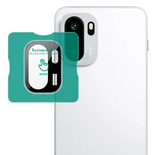 IMAK For OnePlus Ace 6 5G Tempered Glass Camera Lens Protector with Self Positioning Frame (Black Version) - 1