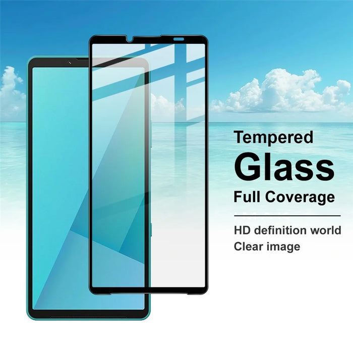 IMAK Pro+ Series For Sony Xperia 10 VII Tempered Glass Full Screen Protector Sensitive Touch Film - 7