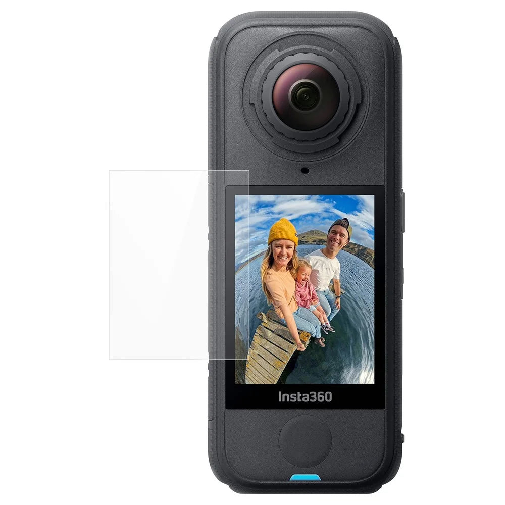 For Insta360 X4 Air Camera Screen Protector Side Glue Clear Anti Drop Tempered Glass Film - 1