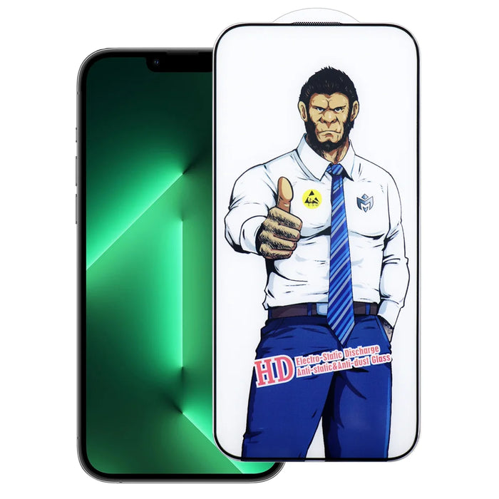 For iPhone 12 Pro Max Full Screen Protector Anti-explosion HD Clear High Aluminium-silicon Glass Film - As Shown - 1